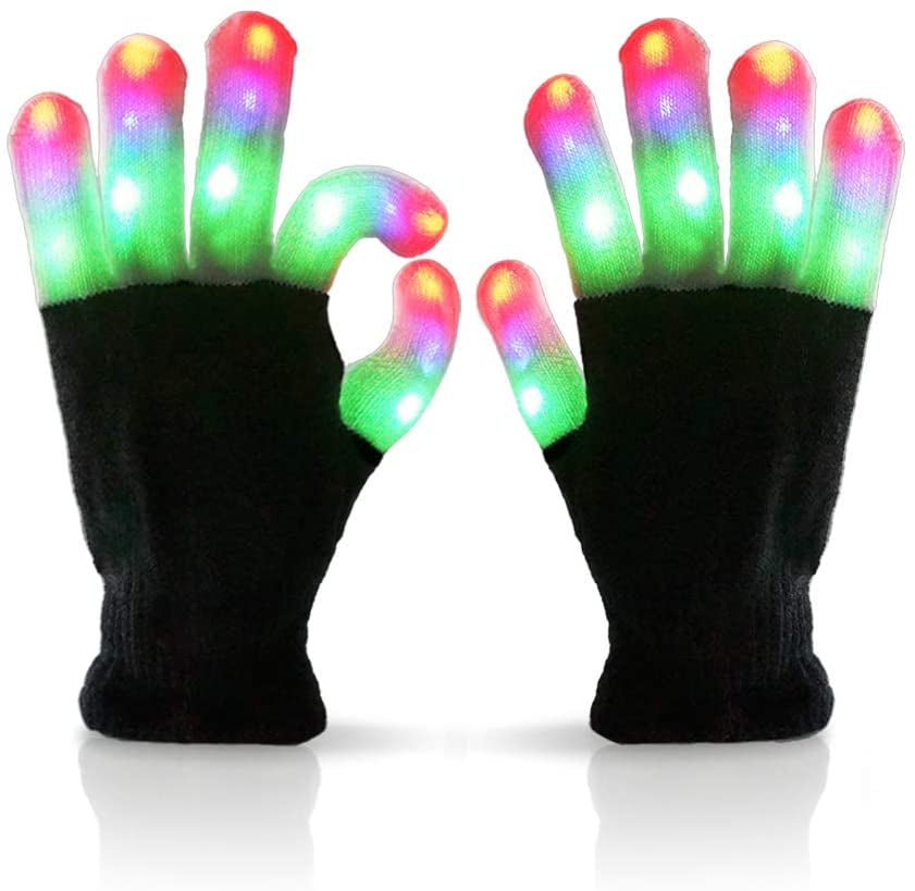 LED Light up Gloves Flashing Sensory Toy