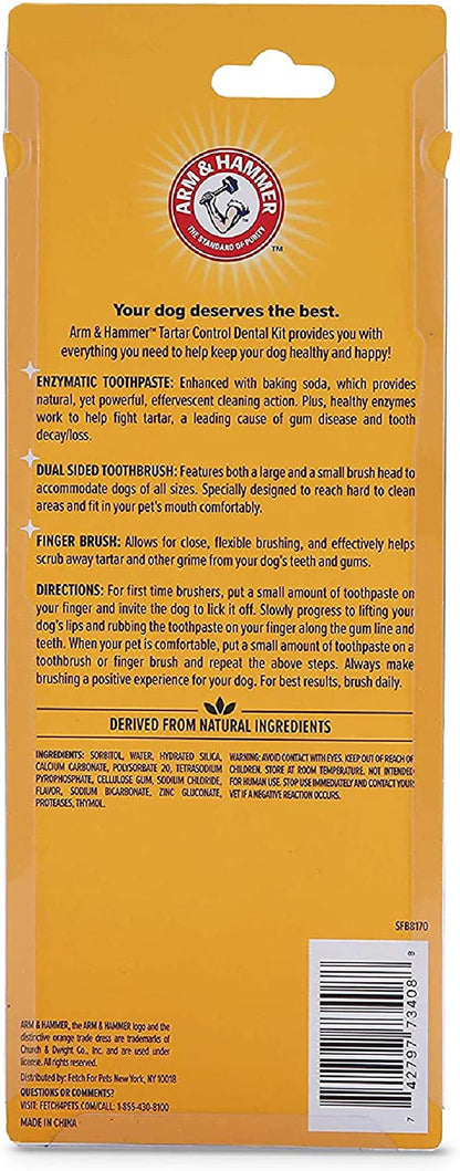 for Pets Tartar Control Dog Dental Kit