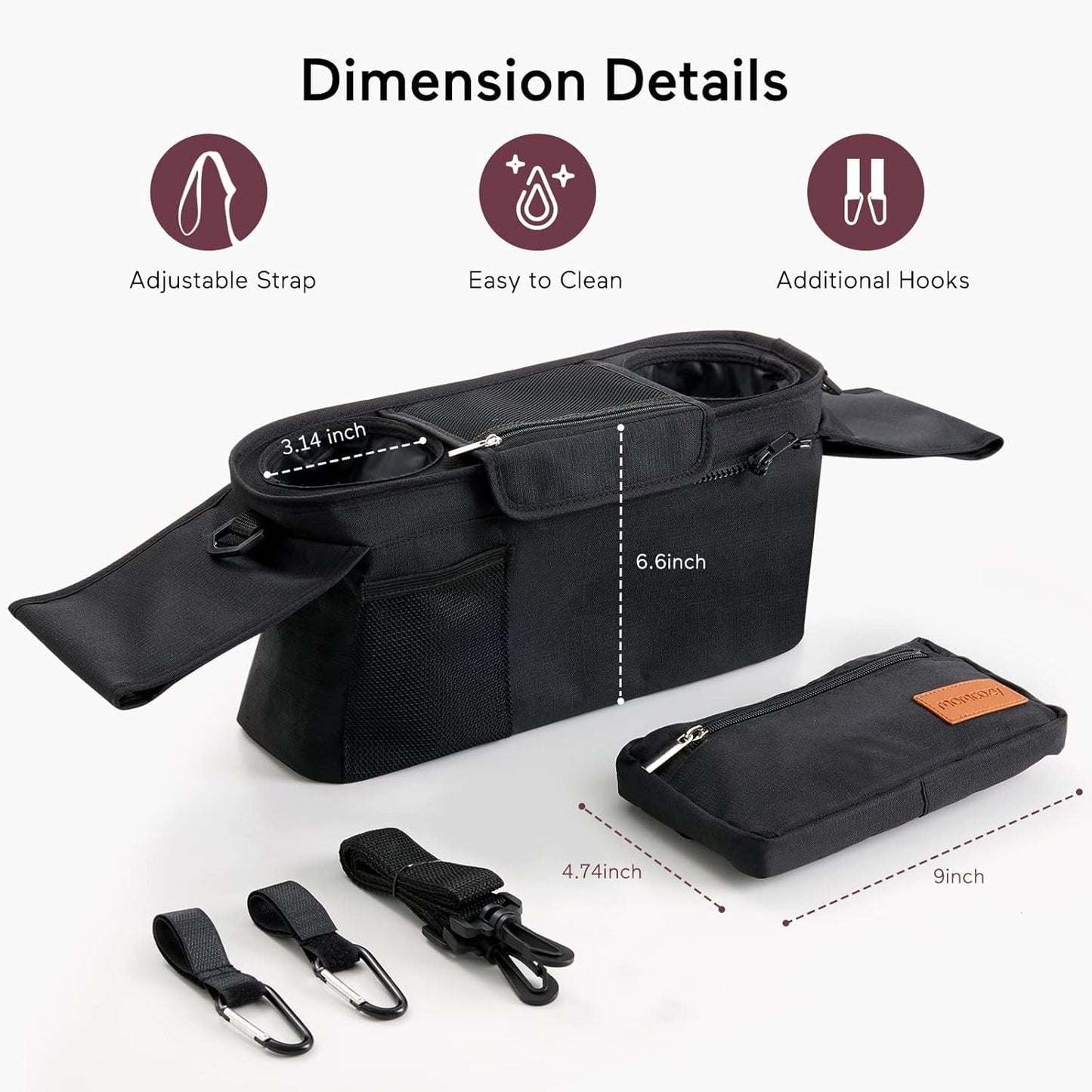 Universal Stroller Organizer , Insulated