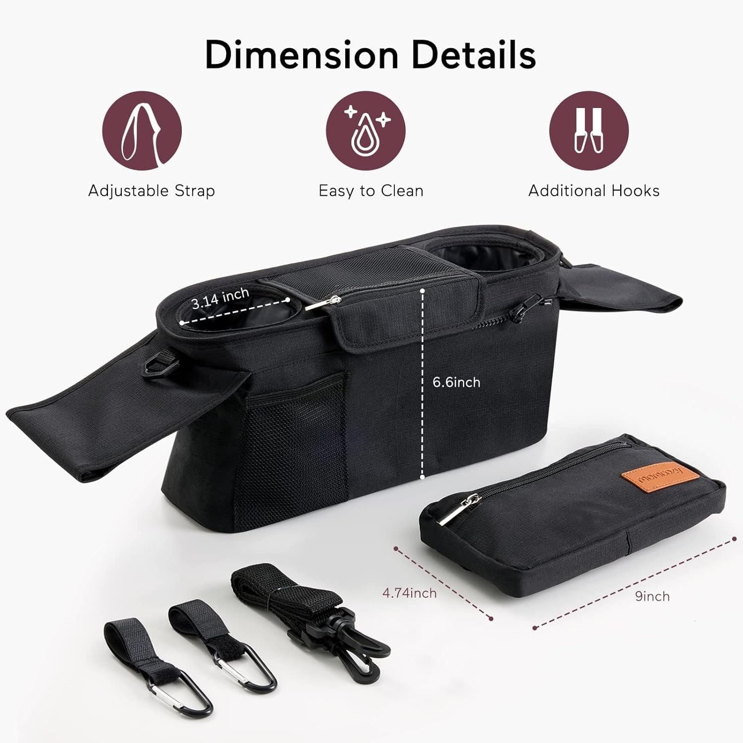 Universal Stroller Organizer , Insulated