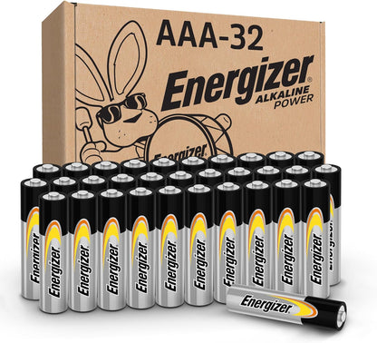 Alkaline Power AAA Batteries, 32 Count