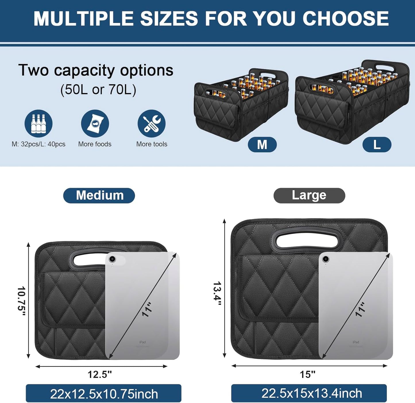 Car Trunk Organizer for SUV Car 