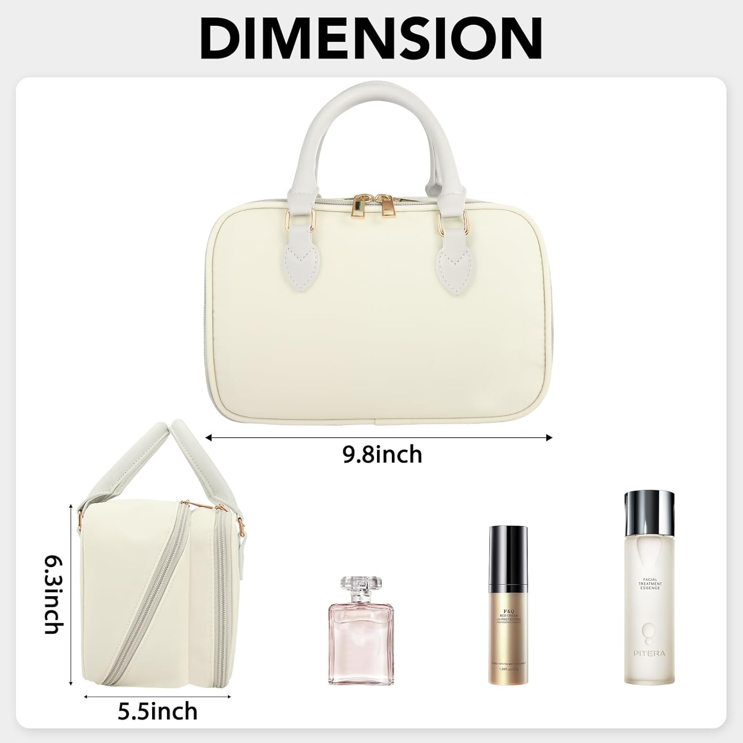 Travel Makeup Bag for Women Fashion 