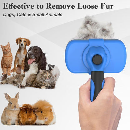 Self Cleaning Slicker Brush Skin Friendly