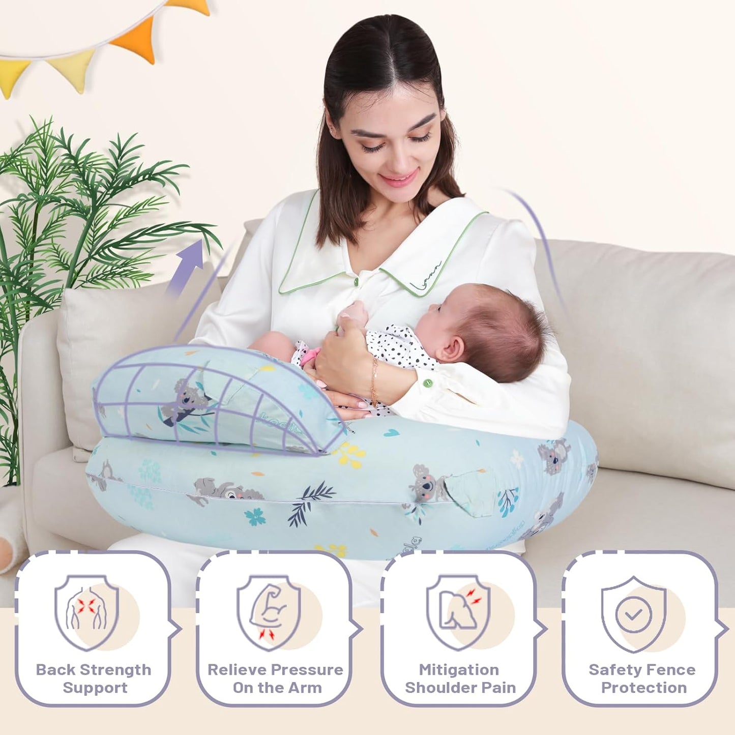 Nursing Pillow for Breastfeeding
