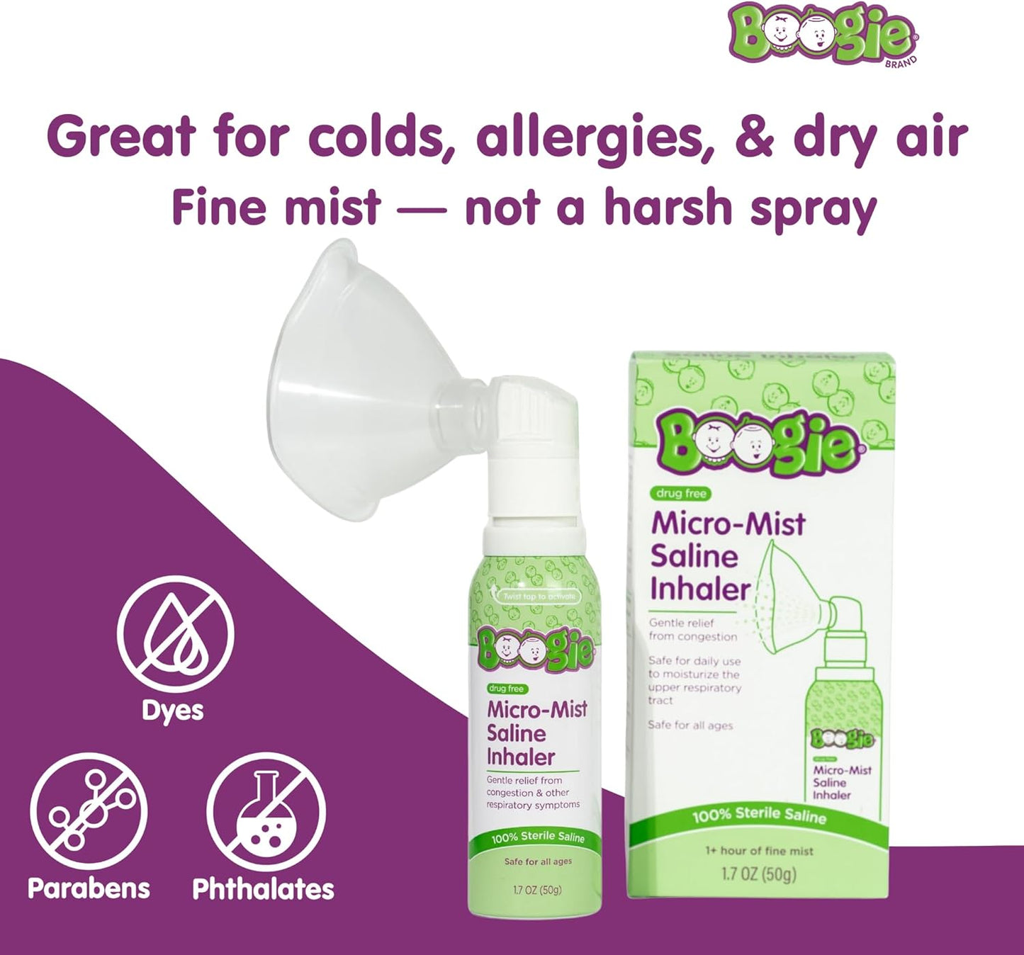 Micro-Mist Saline Inhaler, Baby Nose 