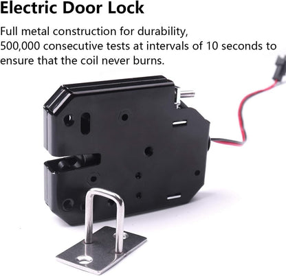 Electronic Lock,1Pcs DC 12V 2A Carbon 