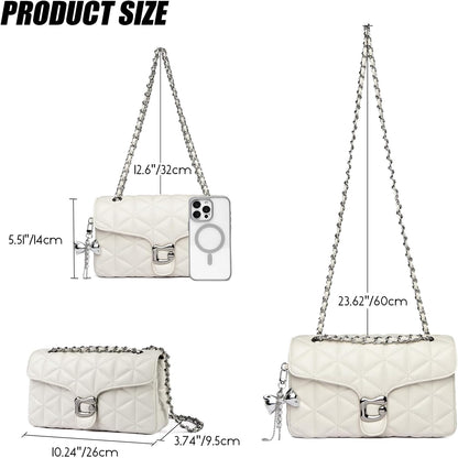 Quilted Crossbody Bags for Women 
