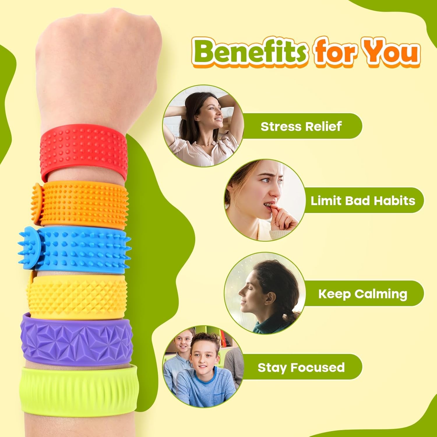 Sensory Fidget Toys for Kids:Textured