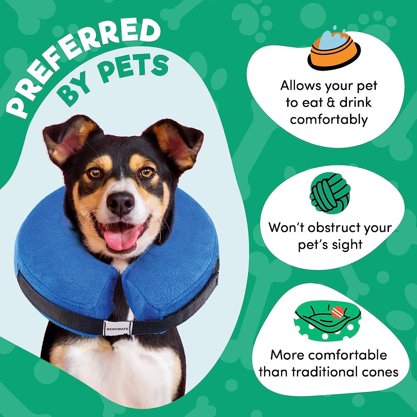Inflatable Dog Cone Collar Alternative