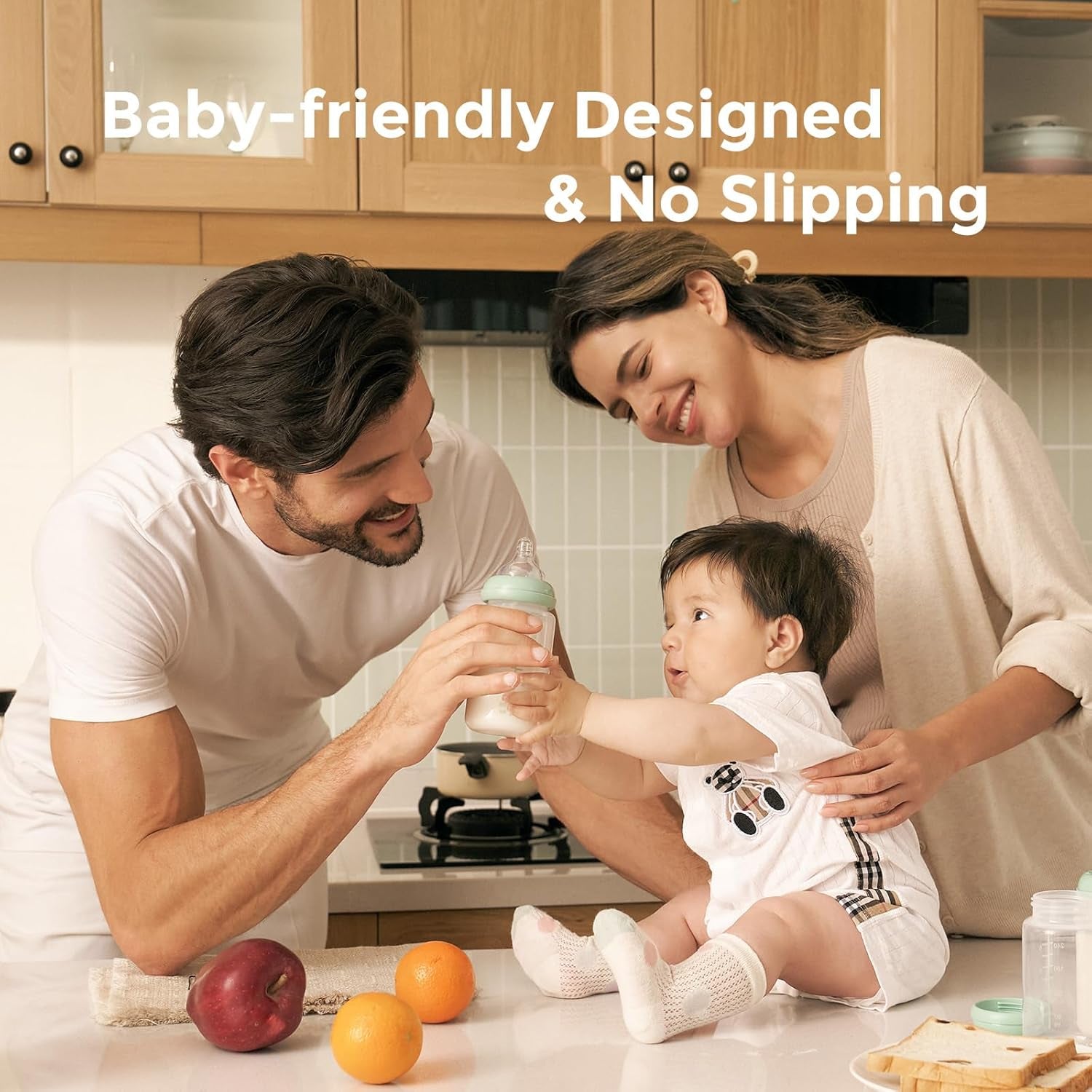Natural Baby Bottle, Wide-Neck, BPA Free