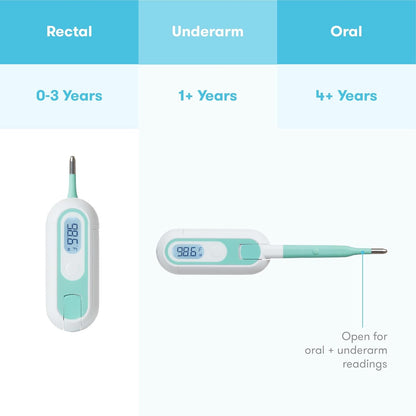 3-In-1 Rectal,Underarm &Oral Thermometer