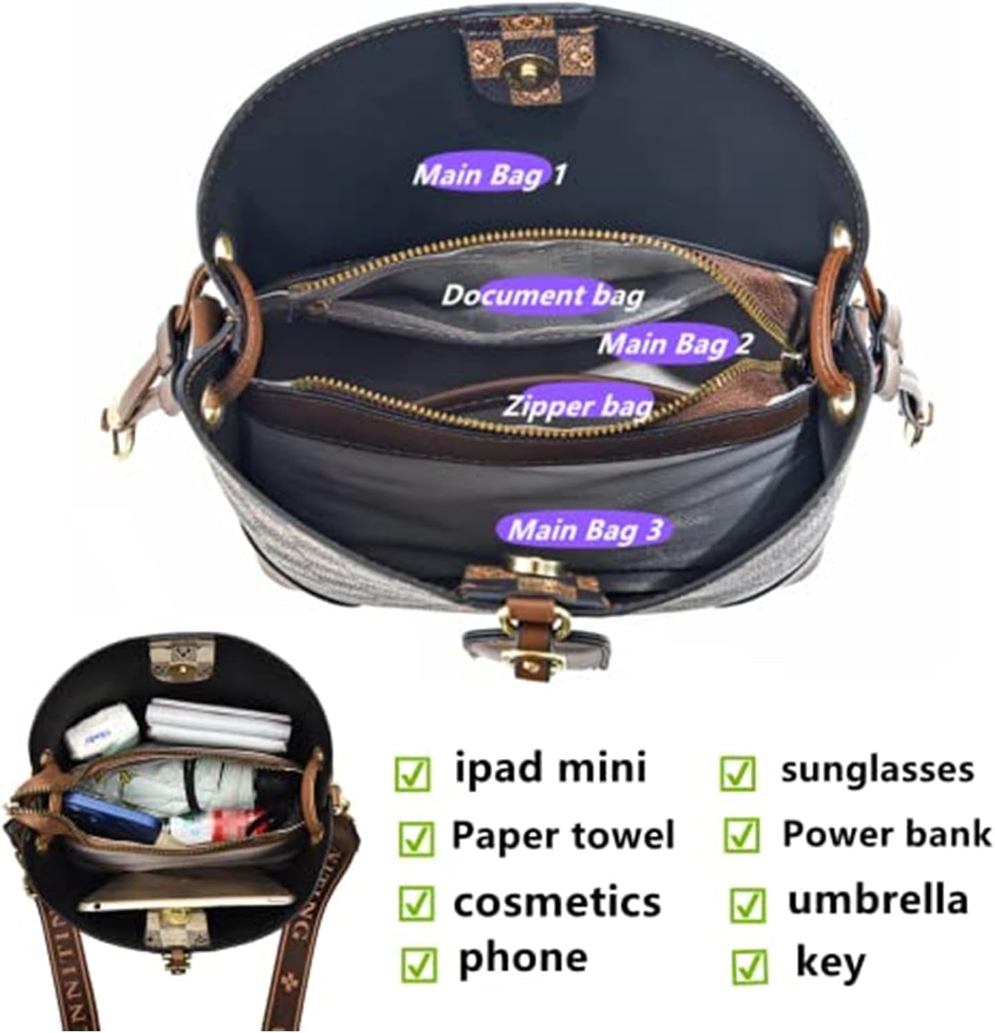 Women Handbags and Purse Tote Bags 