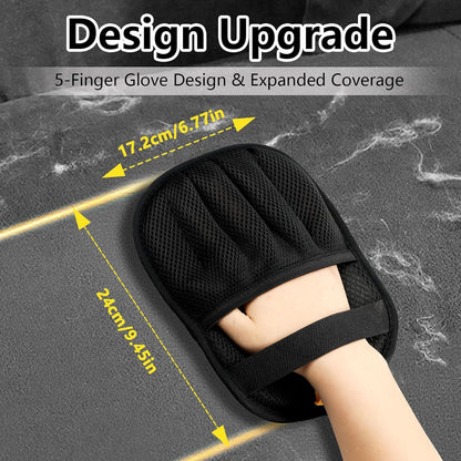 Upgraded Pet Hair Removal Gloves for Cat