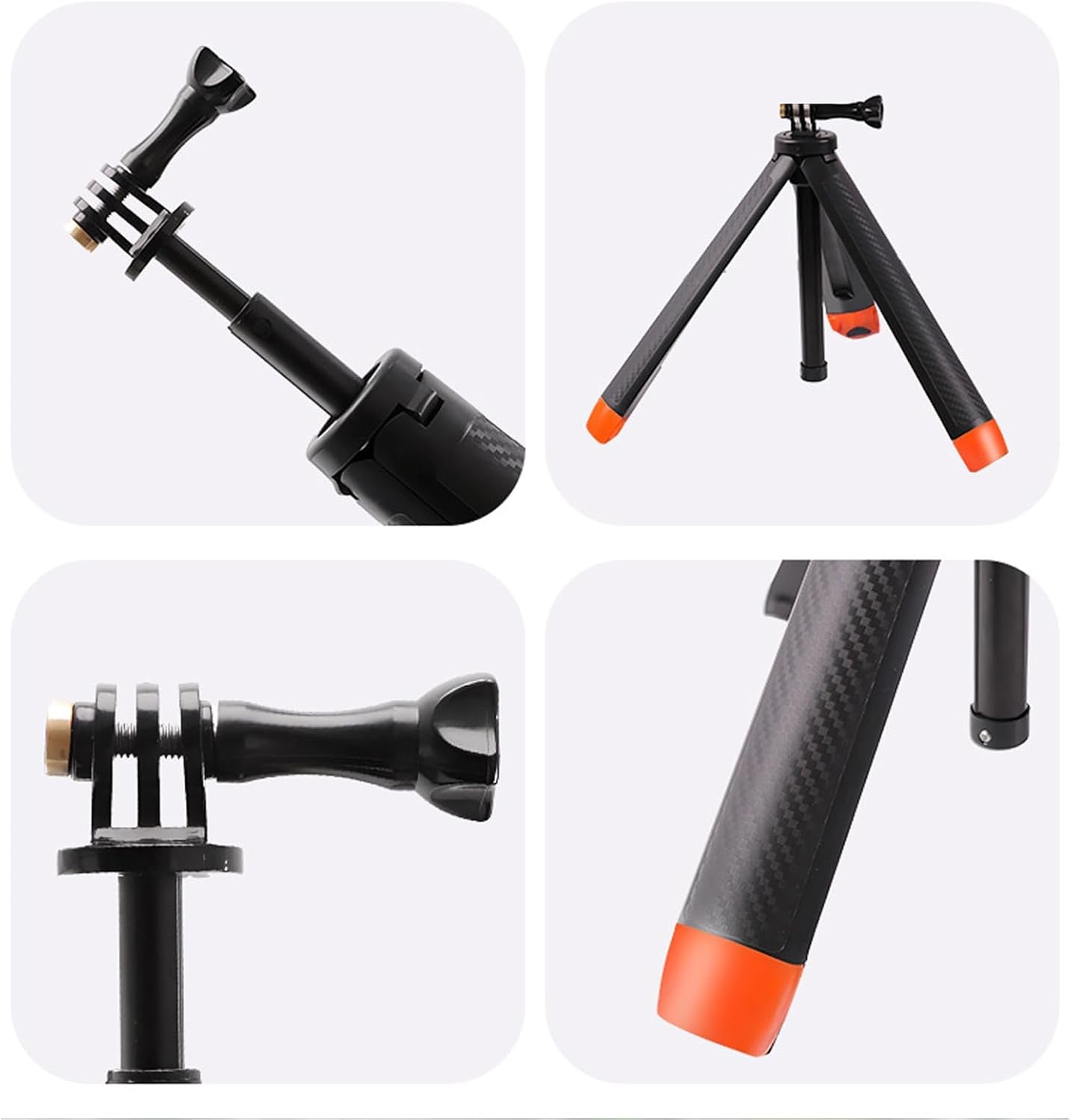 4 in 1 Selfie Stick Floating Hand Grip