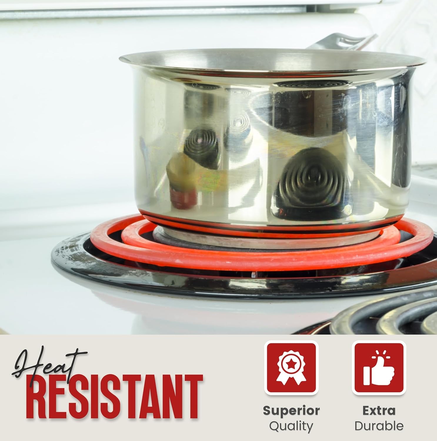 Heavy-Duty Aluminum Electric Stove Burner