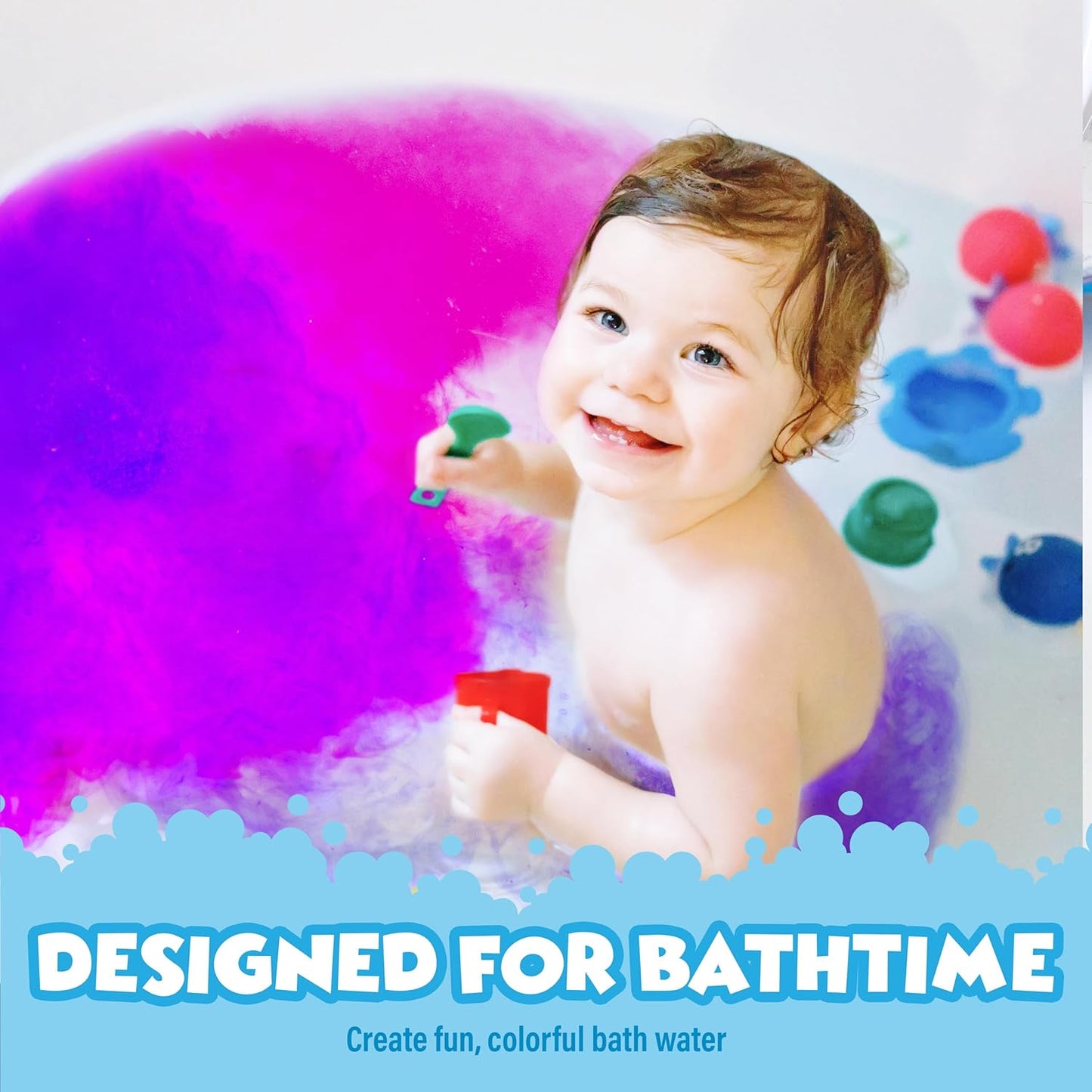 ® Bath Color Fizzies, 150 Count Nontoxic