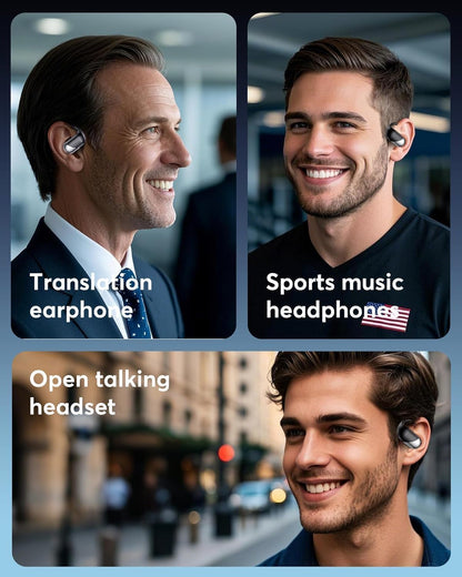 AI Translation Earbuds,Real-Time Two-Way