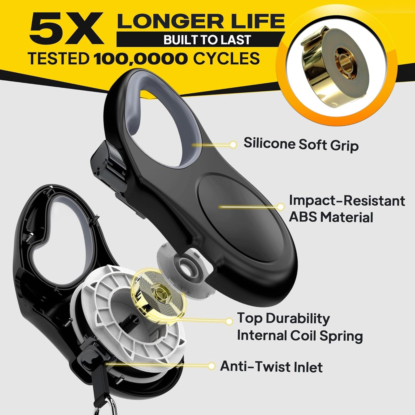 Retractable Dog Leash, 16 Ft Dog Walking
