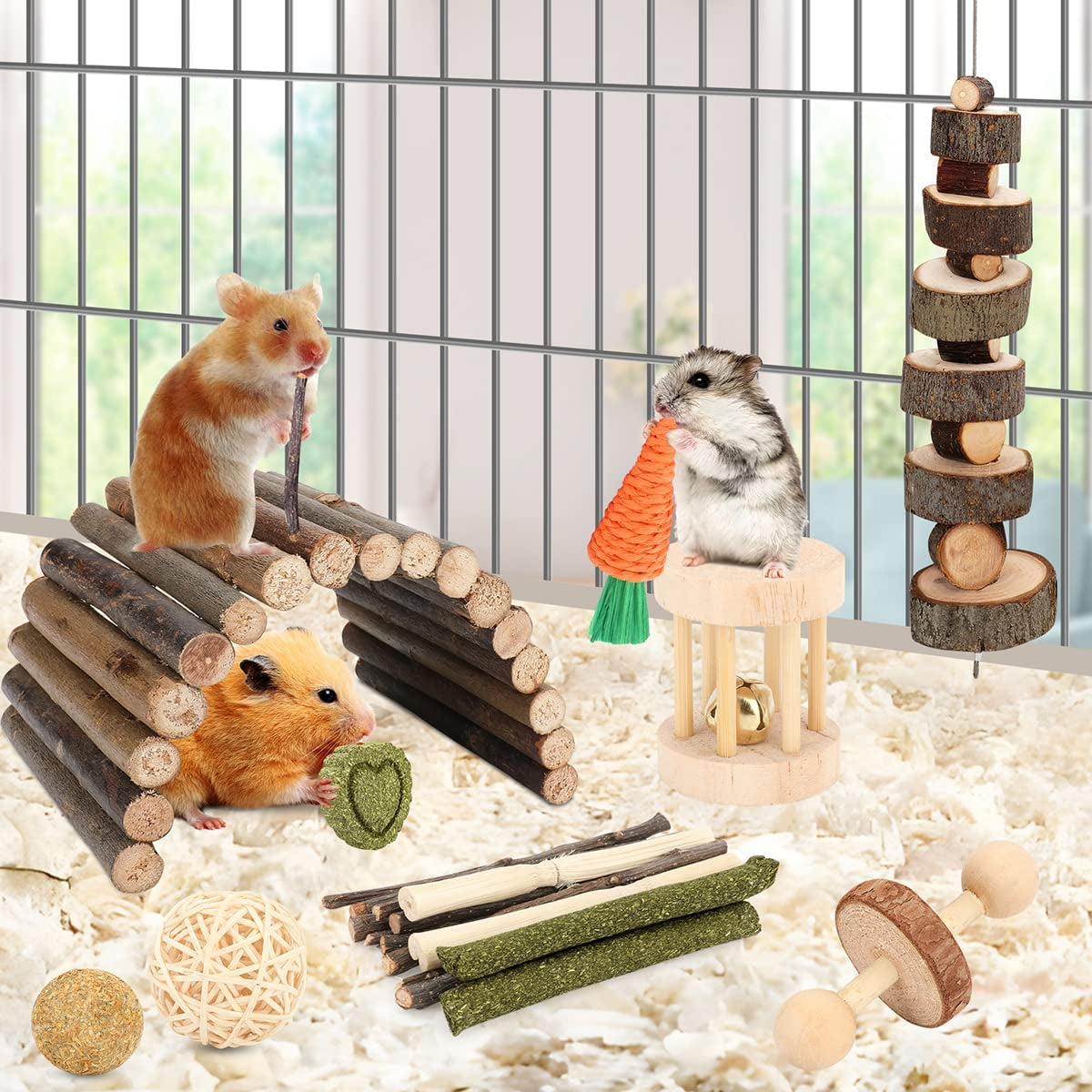 Hamster Cage Accessories, 12 Different
