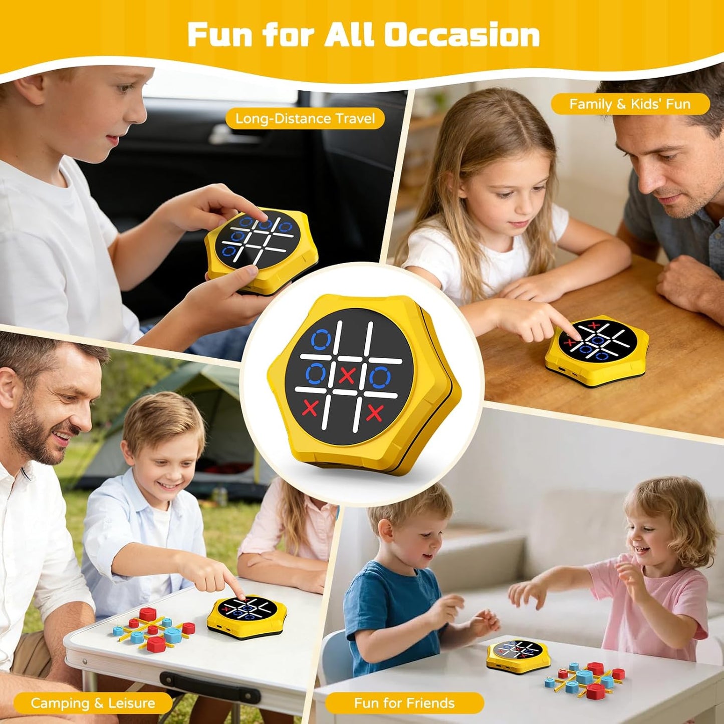Electronic Tic Tac Toe Game5-In-1