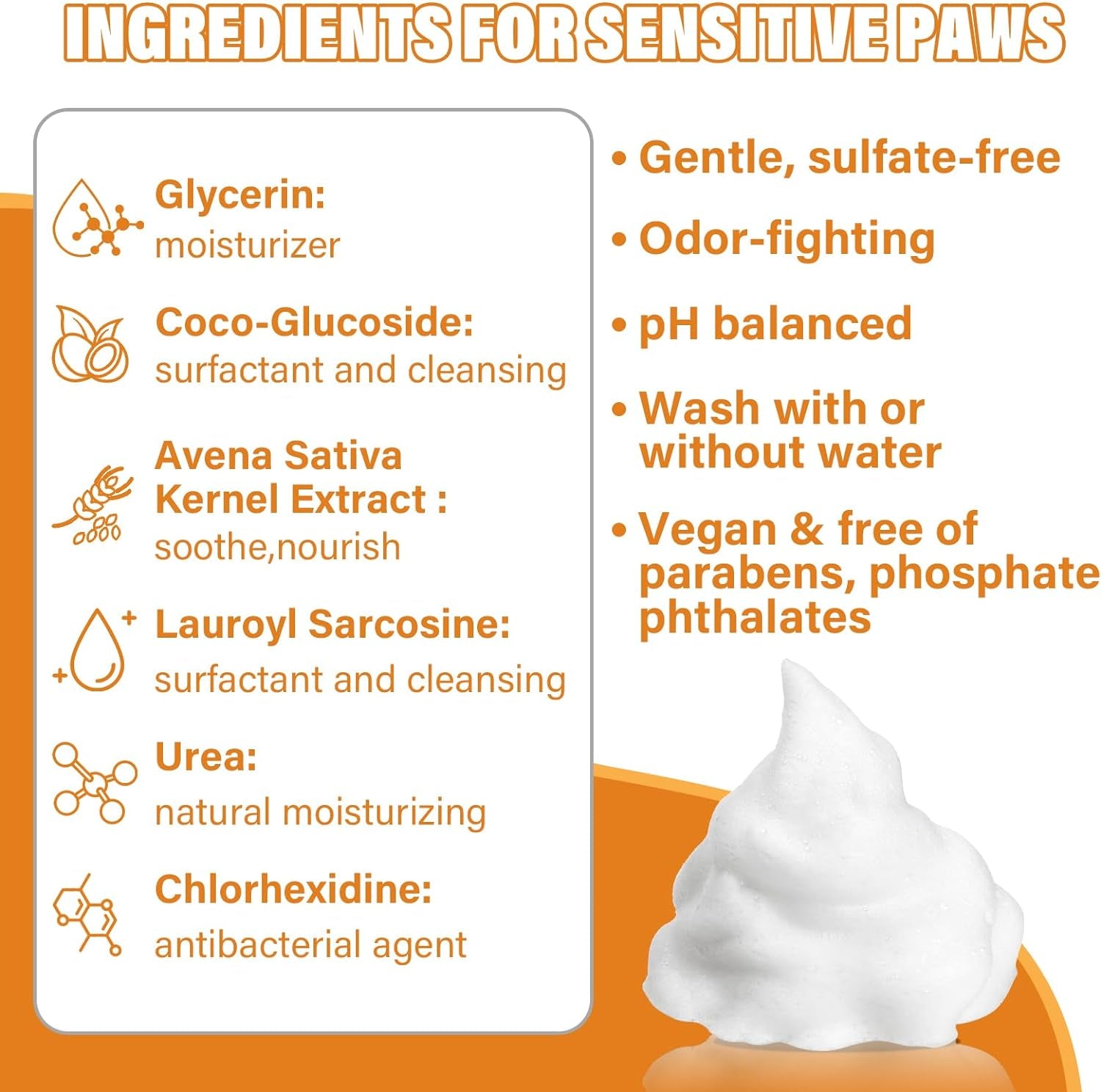 Paw Cleaner for Dogs and Cats,Magic Foam