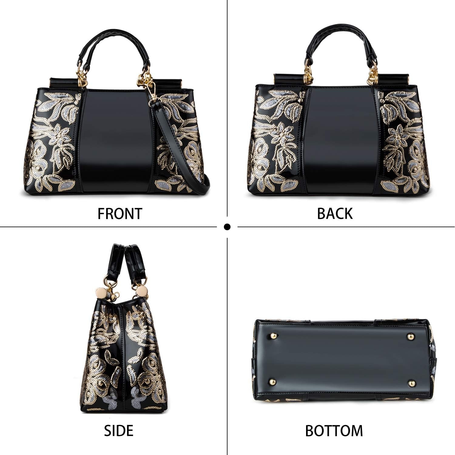 Handbags for Women Patent Leather 