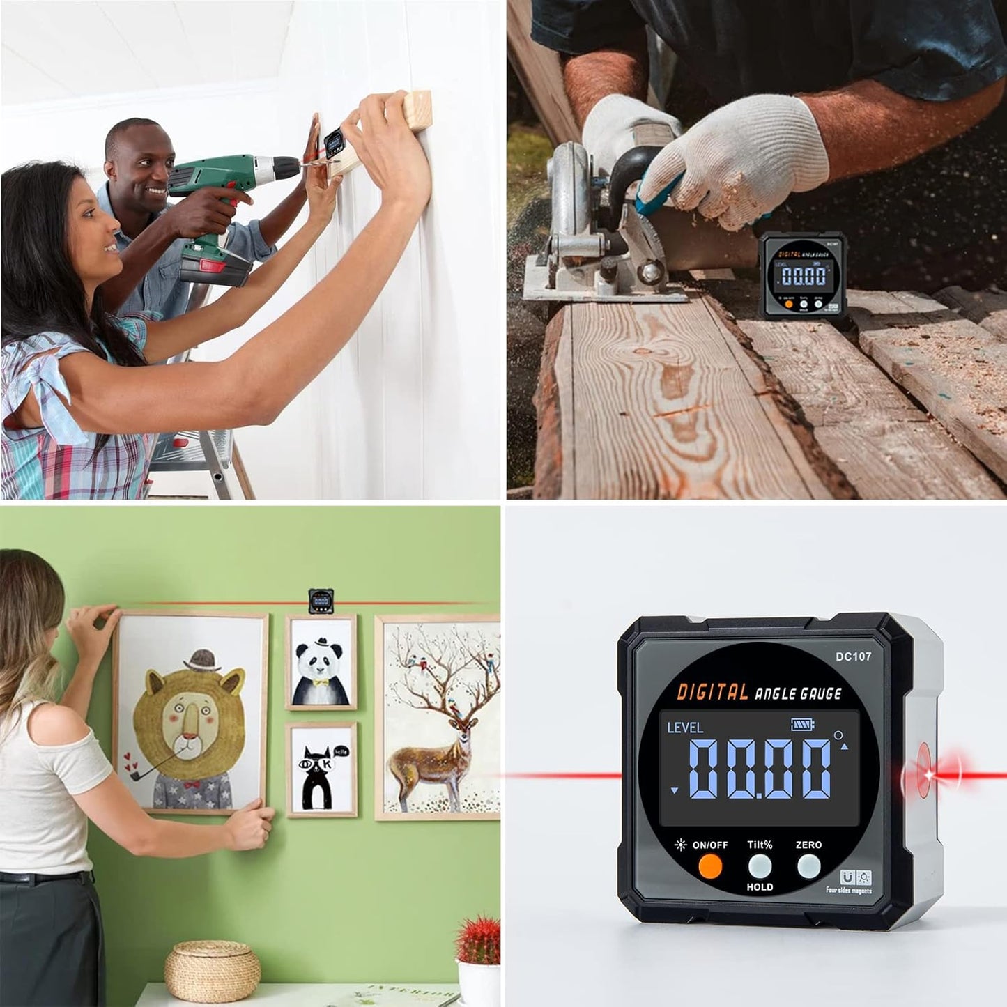 Digital Angle Finder  Electronic Laser