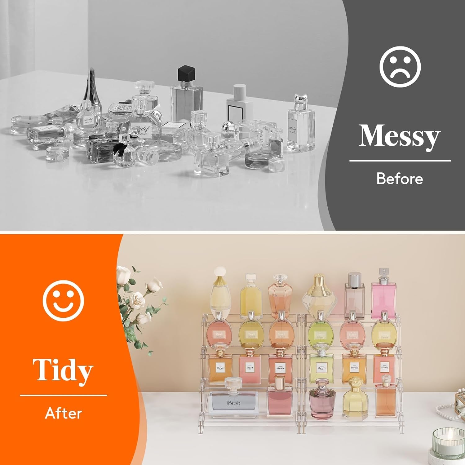 Perfume Organizer, Bedroom Decor