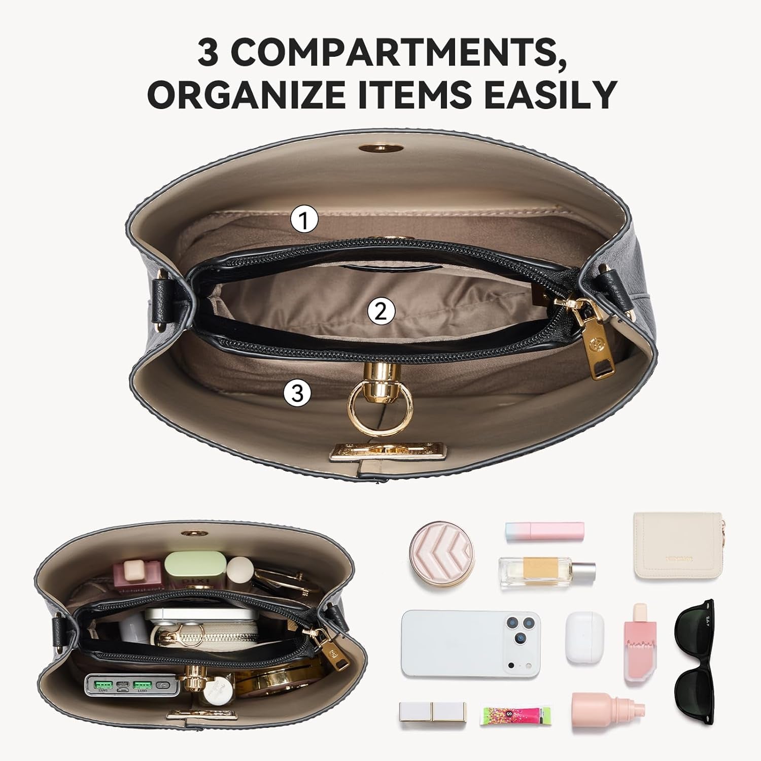 Crossbody Bucket Shoulder Bags for Women