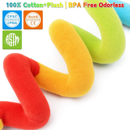Spiral Car Seat Toys - Baby Sensory Soft