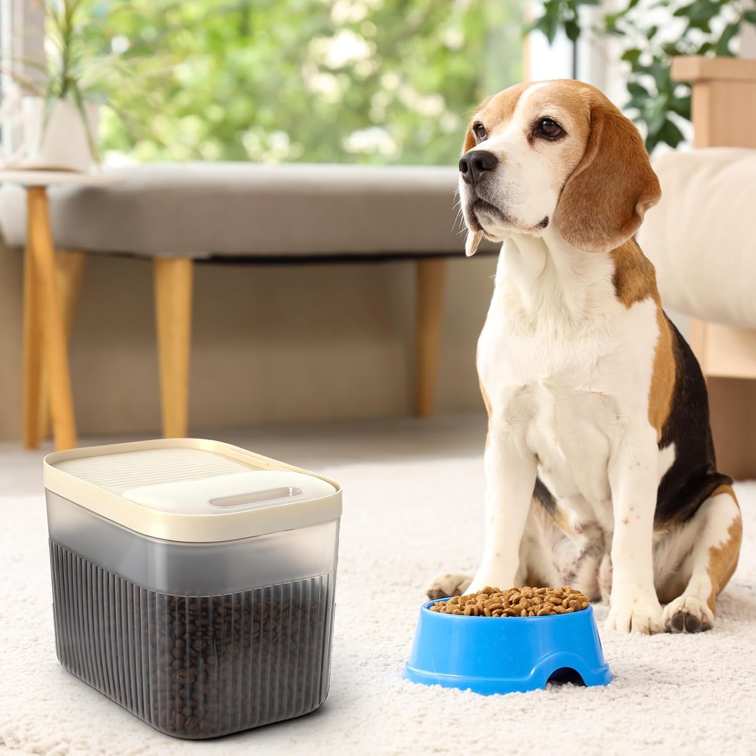 2 Pack Airtight Dog Food Storage 