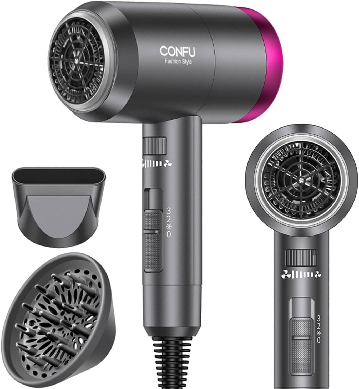 Ionic Blow Dryer 1600W, Portable