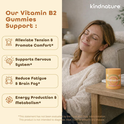 Vitamin B2 Gummies - Riboflavin 400Mg