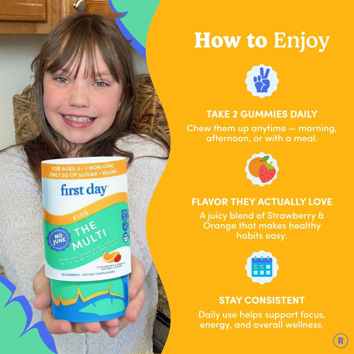 Kids Multivitamin Gummies Age 4+