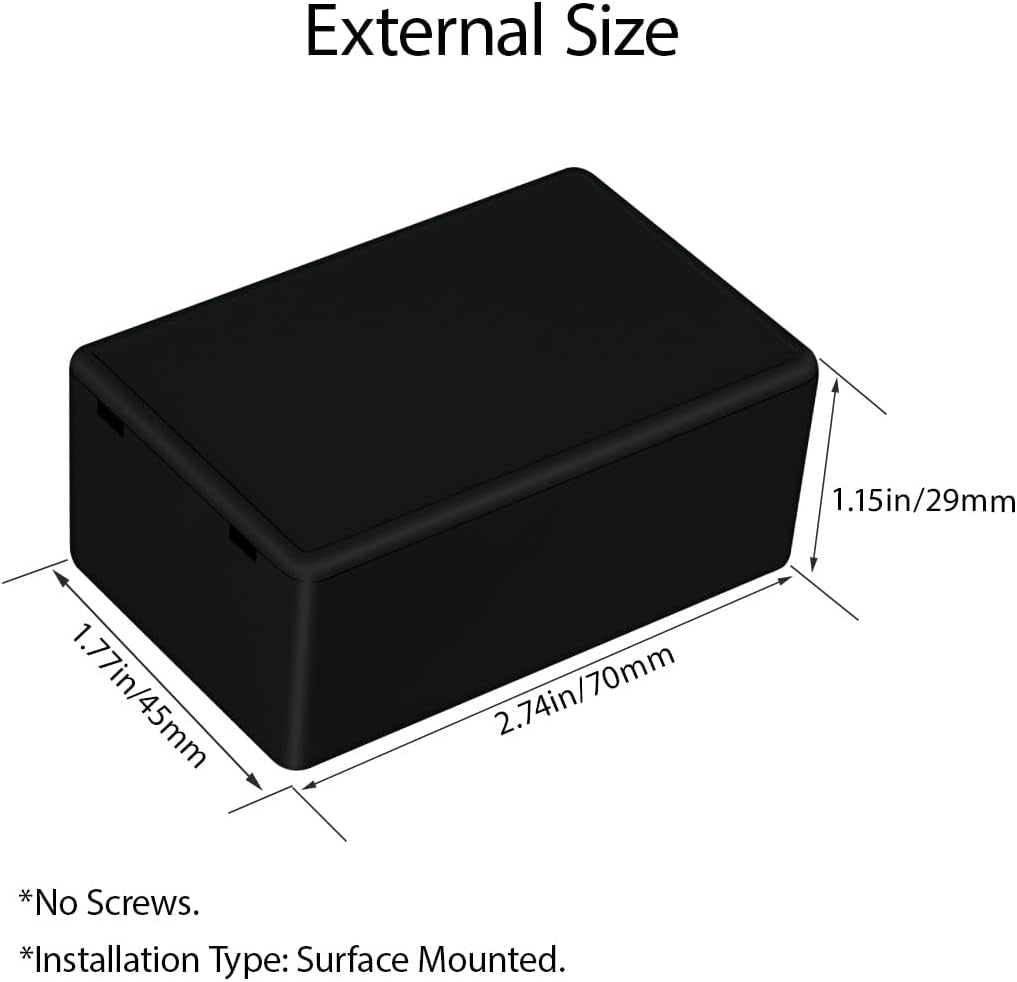 Project Box 10 Pieces ABS Plastic