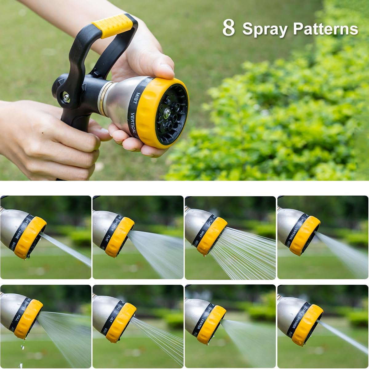 Heavy Duty Fireman'S Hose Nozzle, Metal
