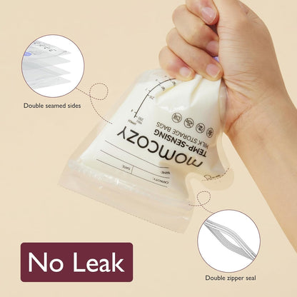 Breastmilk Storage Bag, 8Oz,Temp-Sensing