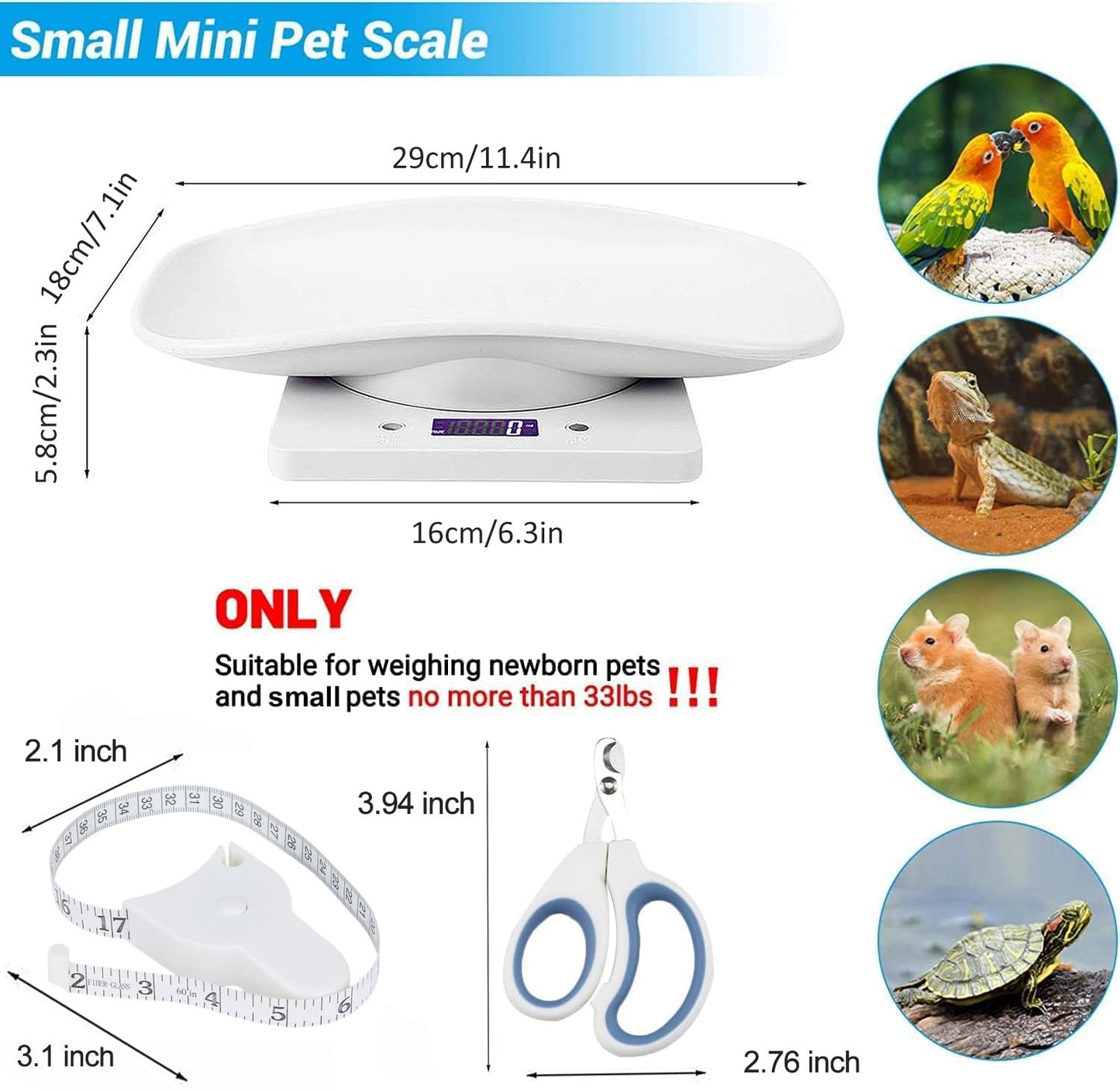Digital Pet Scale,Puppy Scales  Weighing