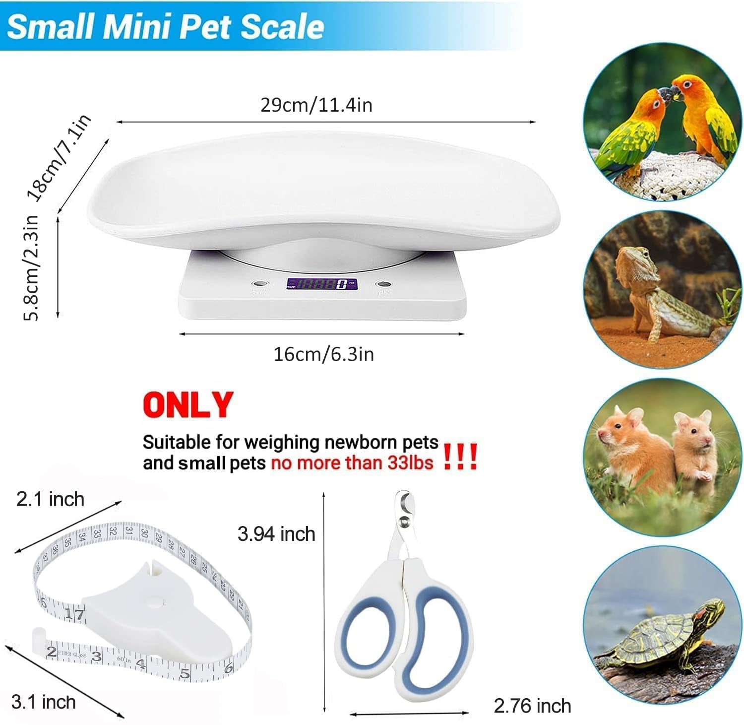 Digital Pet Scale,Puppy Scales  Weighing