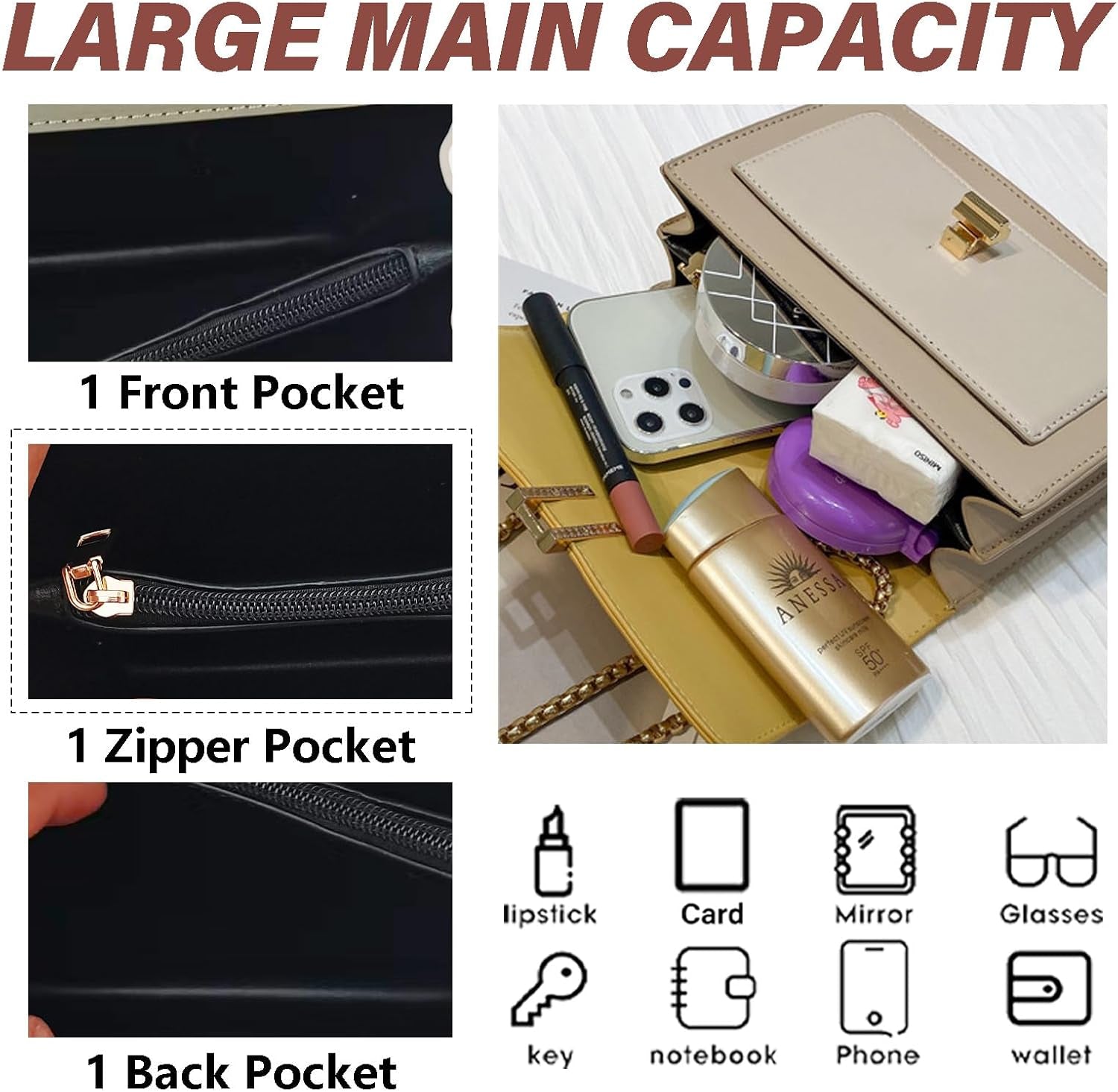 Cute Color Block Crossbody Bags Designer