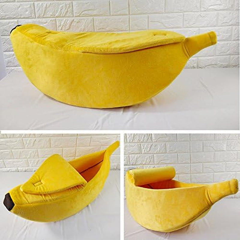 · Cute Banana Cat Bed House Large Size