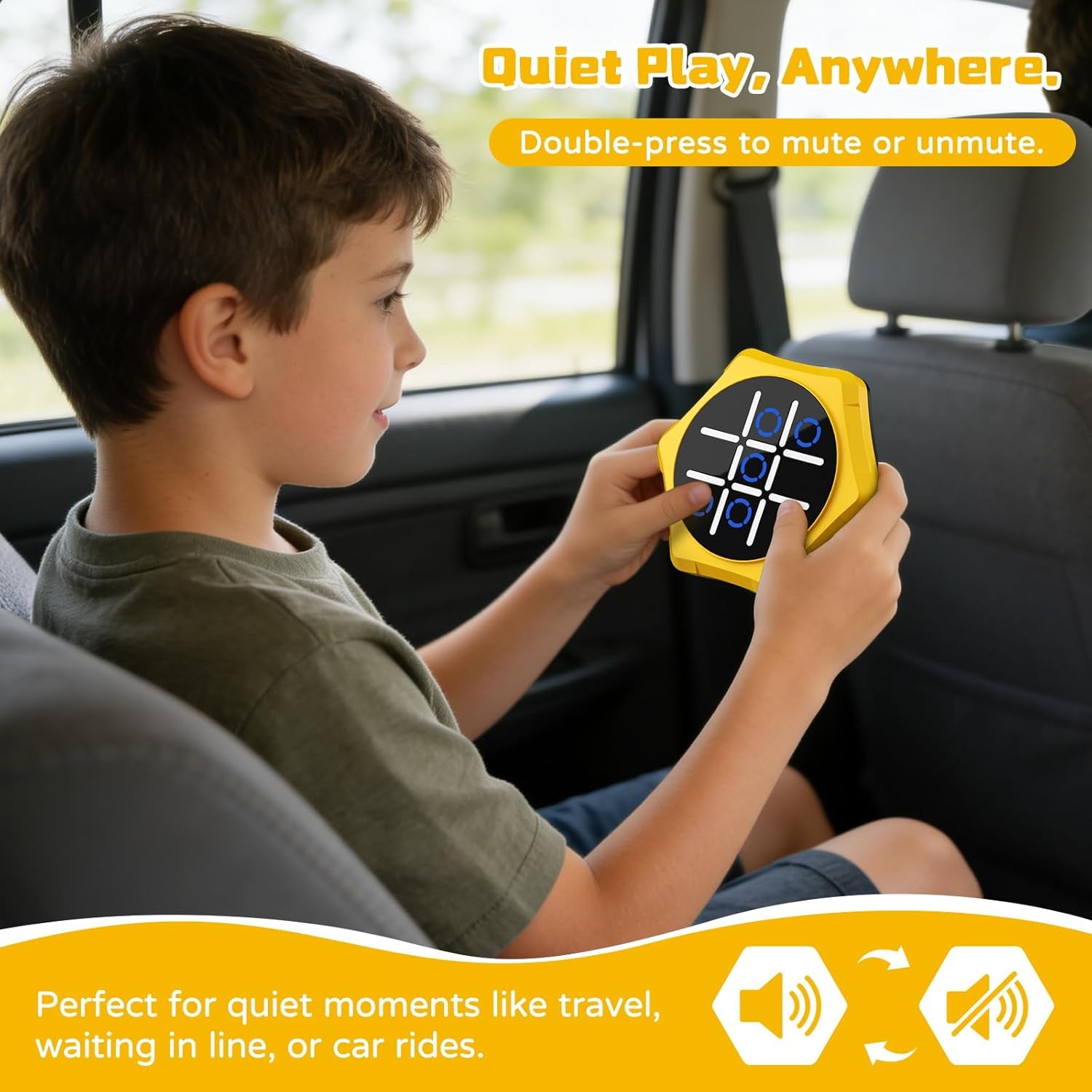 Electronic Tic Tac Toe Game5-In-1
