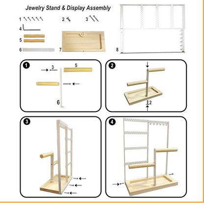 Jewelry Organizer Stand, Jewelry Holder