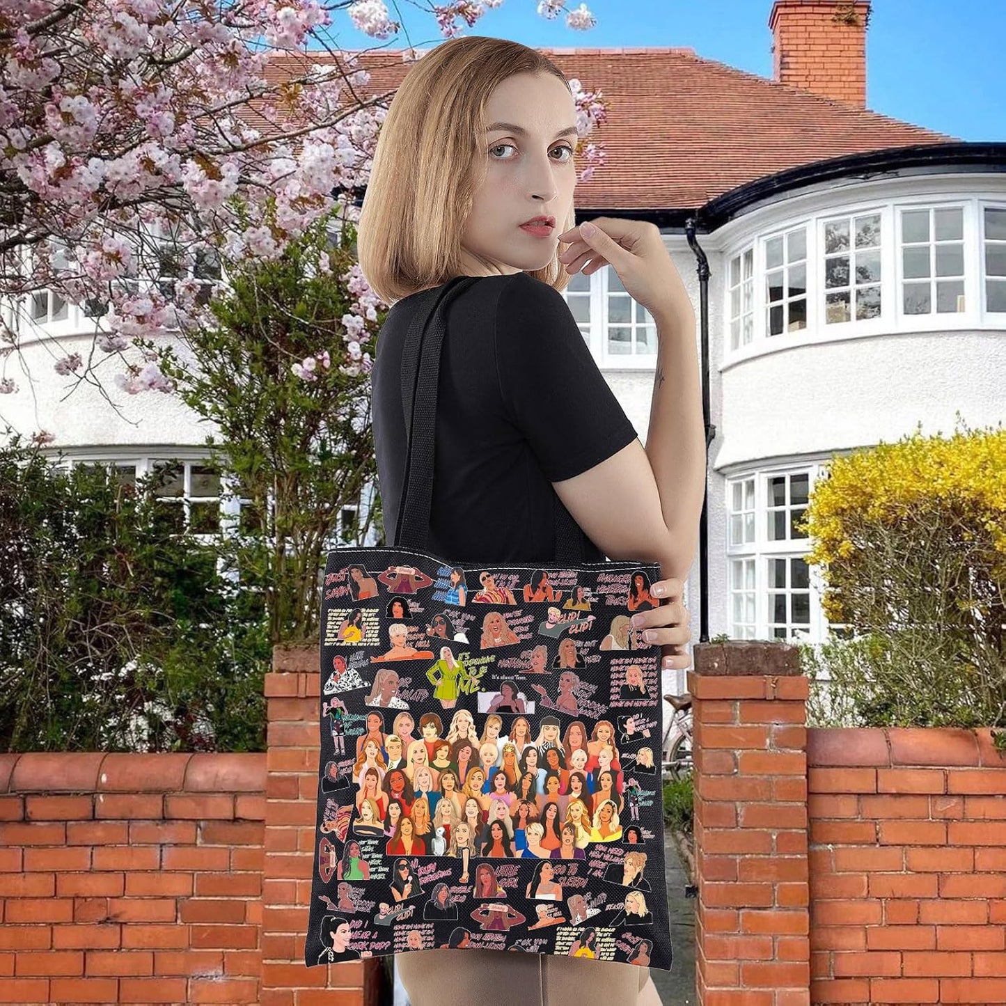 Funny Housewives TV Show Tote Bag 