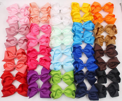 40PCS 4.5 Inch Hair Bows for Girls 