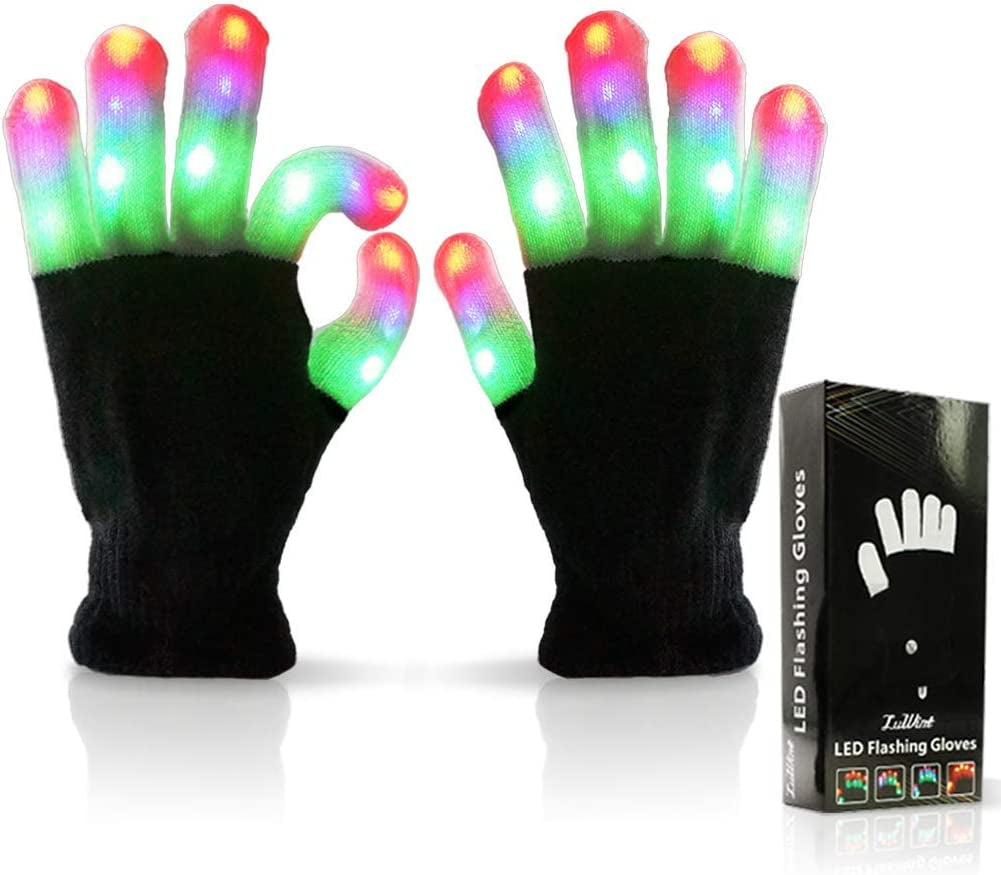 LED Light up Gloves Flashing Sensory Toy
