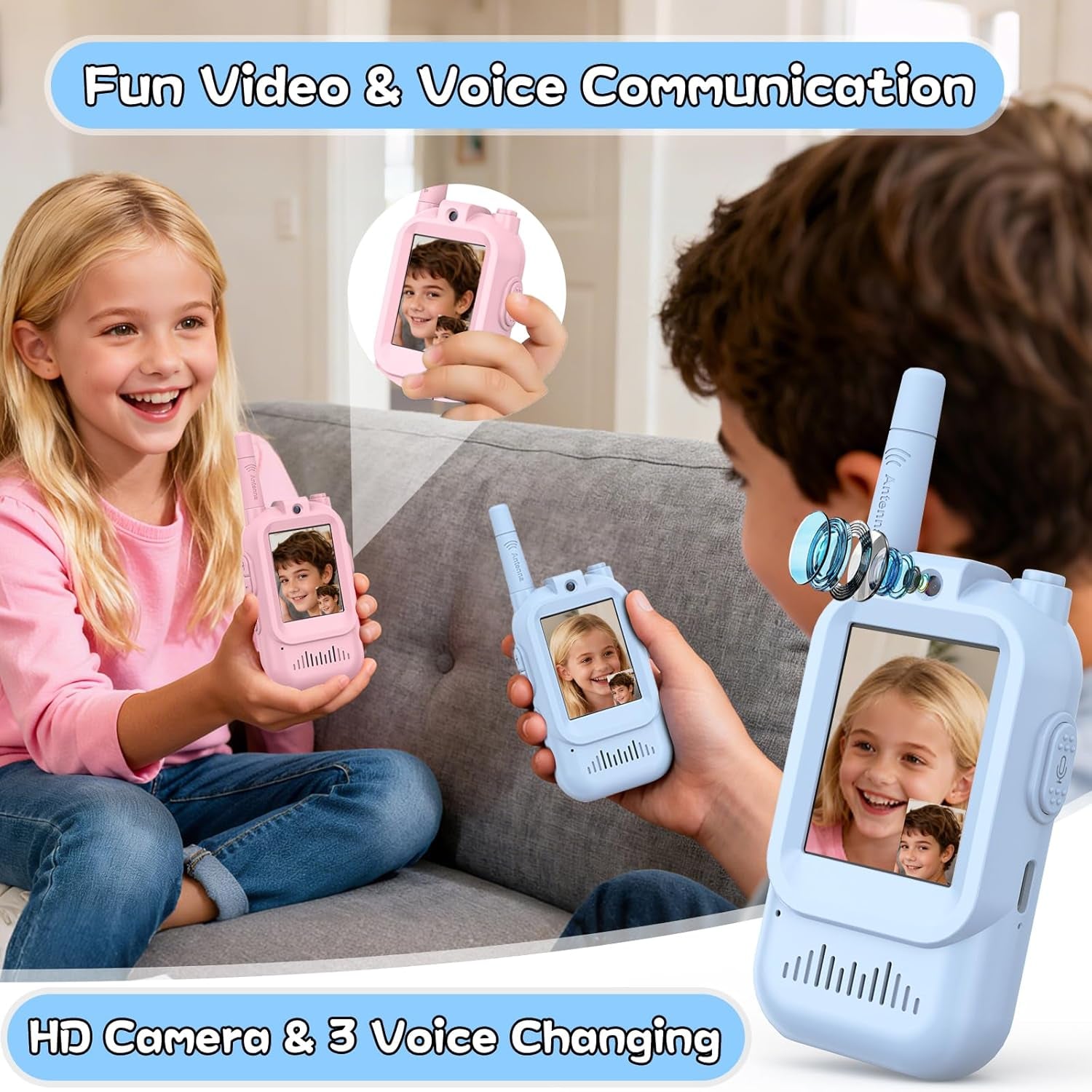 Walkie Talkies for Kids Pack of 2
