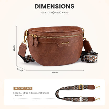 Fanny Packs for Women Cross Body, Vegan
