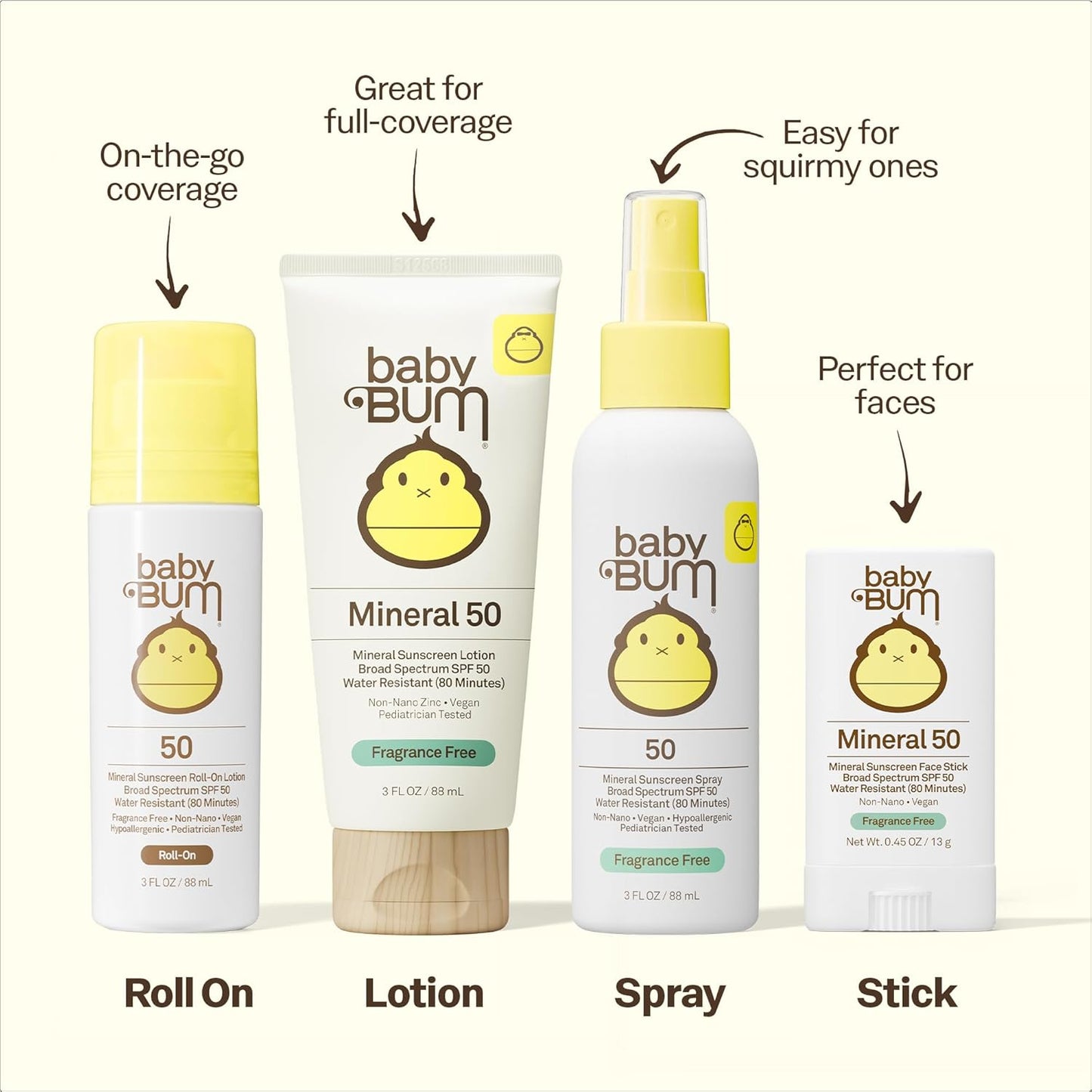 Baby Bum Mineral SPF 50 Sunscreen Stick